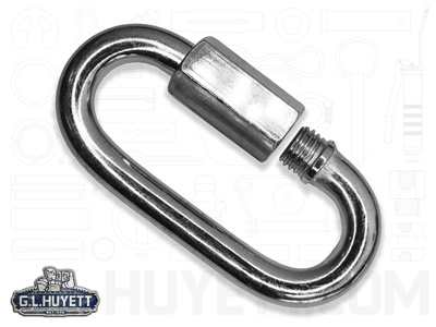 *Pk of 6 Quick Link Chain Repair Shackle 8Mm 5/16 Bzp Zinc Plated Steel 